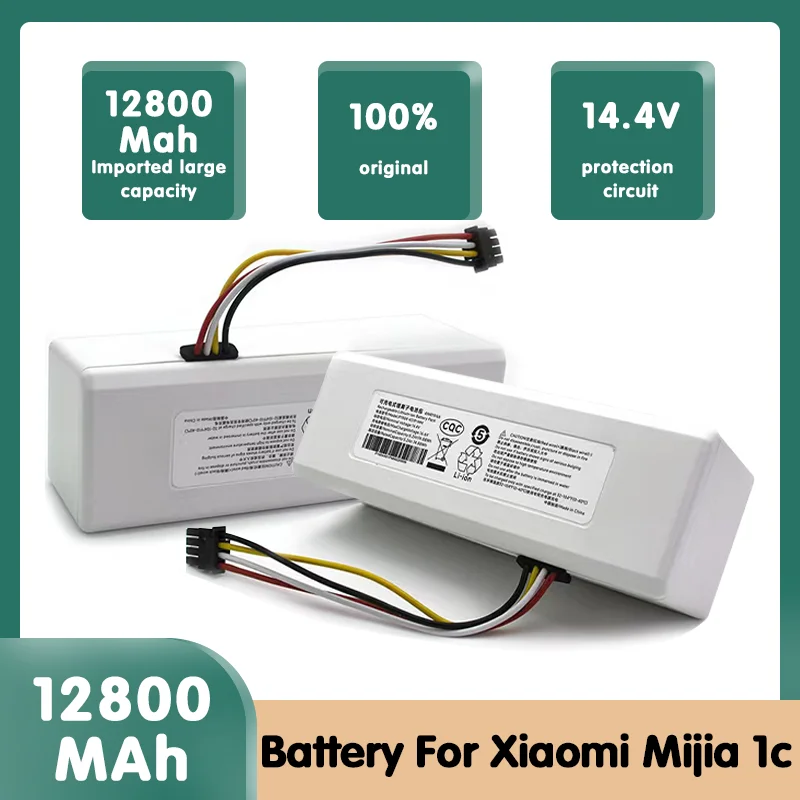 

14.4V 12800Mah P1904-4S1P-MM Xiaomi Mi Jia 1C STYTJ01ZHM Robot Vacuum Cleaner Accessories Original Part
