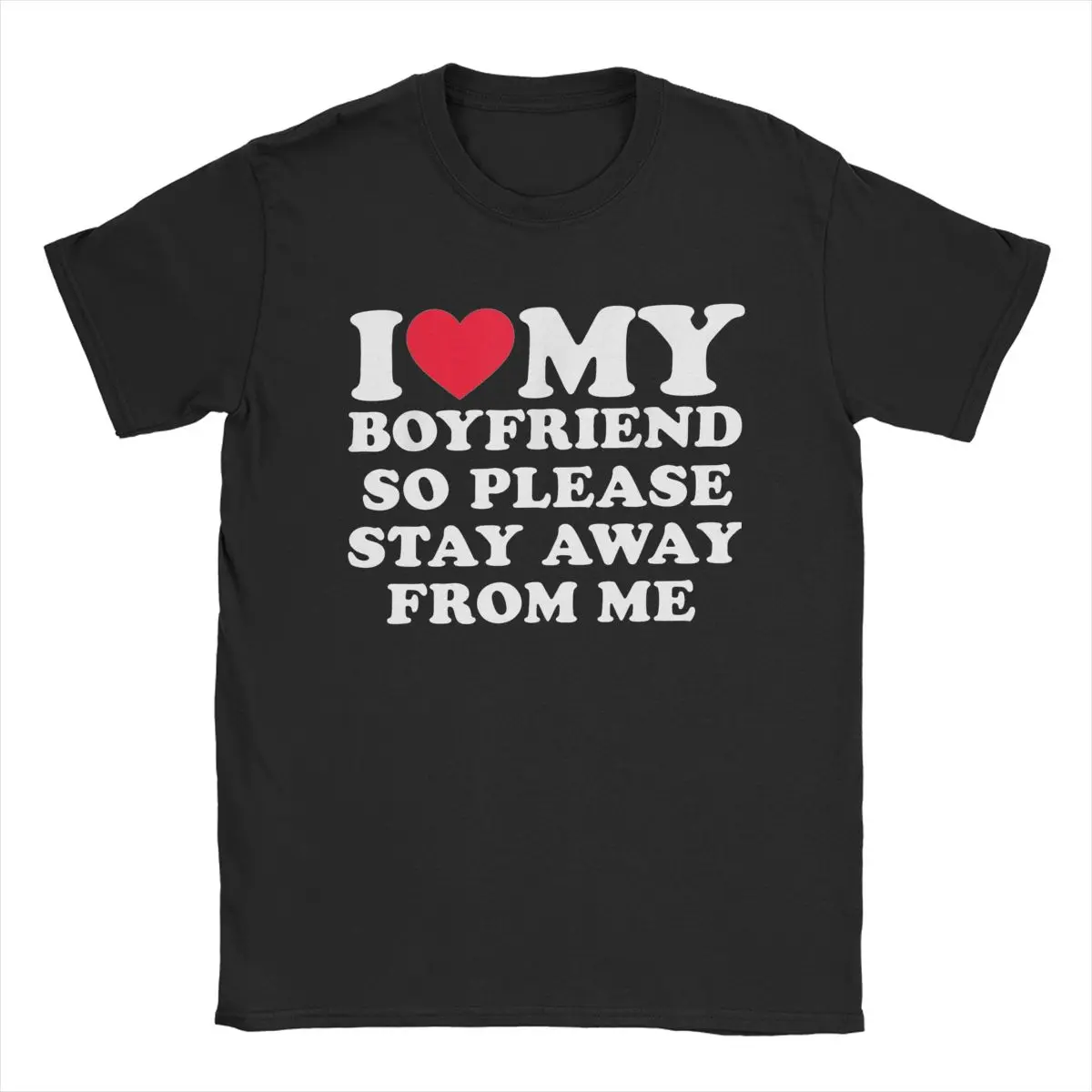 

Рубашка в стиле «Я люблю моего парня», футболка в стиле «I Heart My Boy» для мужчин, повседневные футболки из чистого хлопка с круглым вырезом, топы в подарок