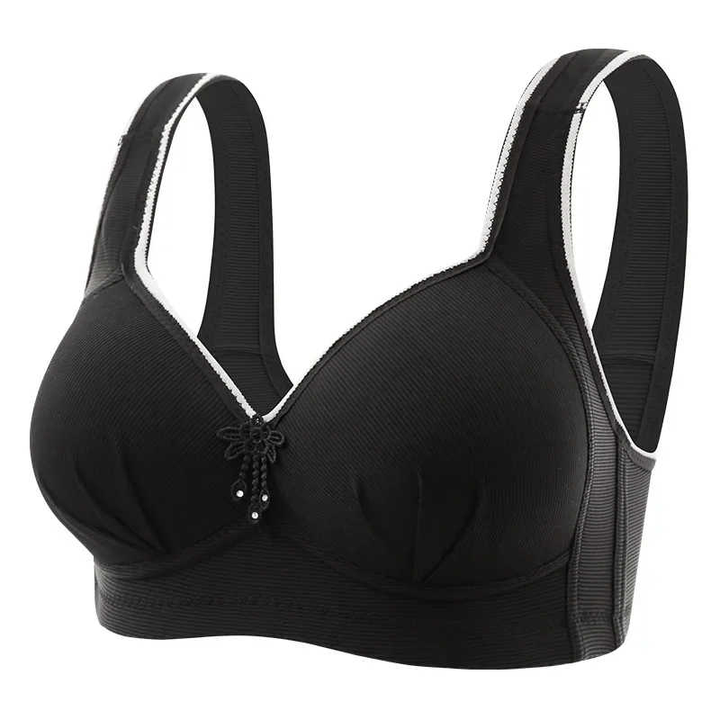 New Large-sized and Thin Style Without Steel Ring Bra Comfortable and Sseamless Breathable and Smooth Back Bra 6