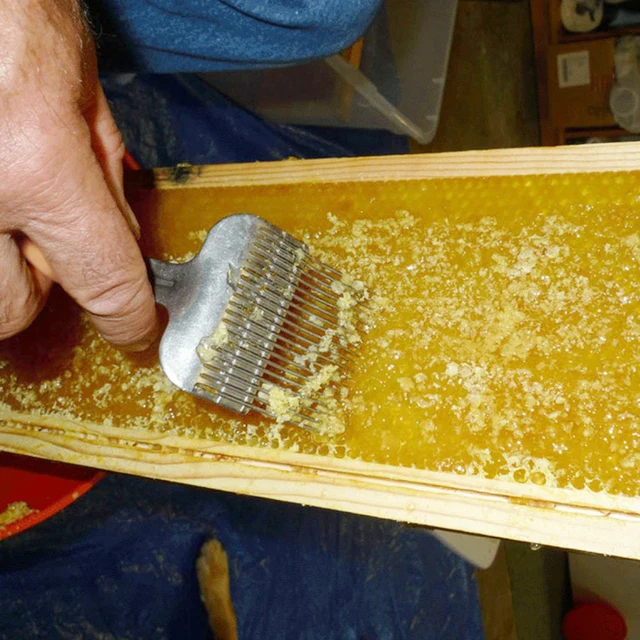 Mézvágó Kaparó Méhkas Mézes Kivágó Villa Fa Fogantyú Méhészeti Szerszámok Többfunkciós Kés Lapát - Image 3