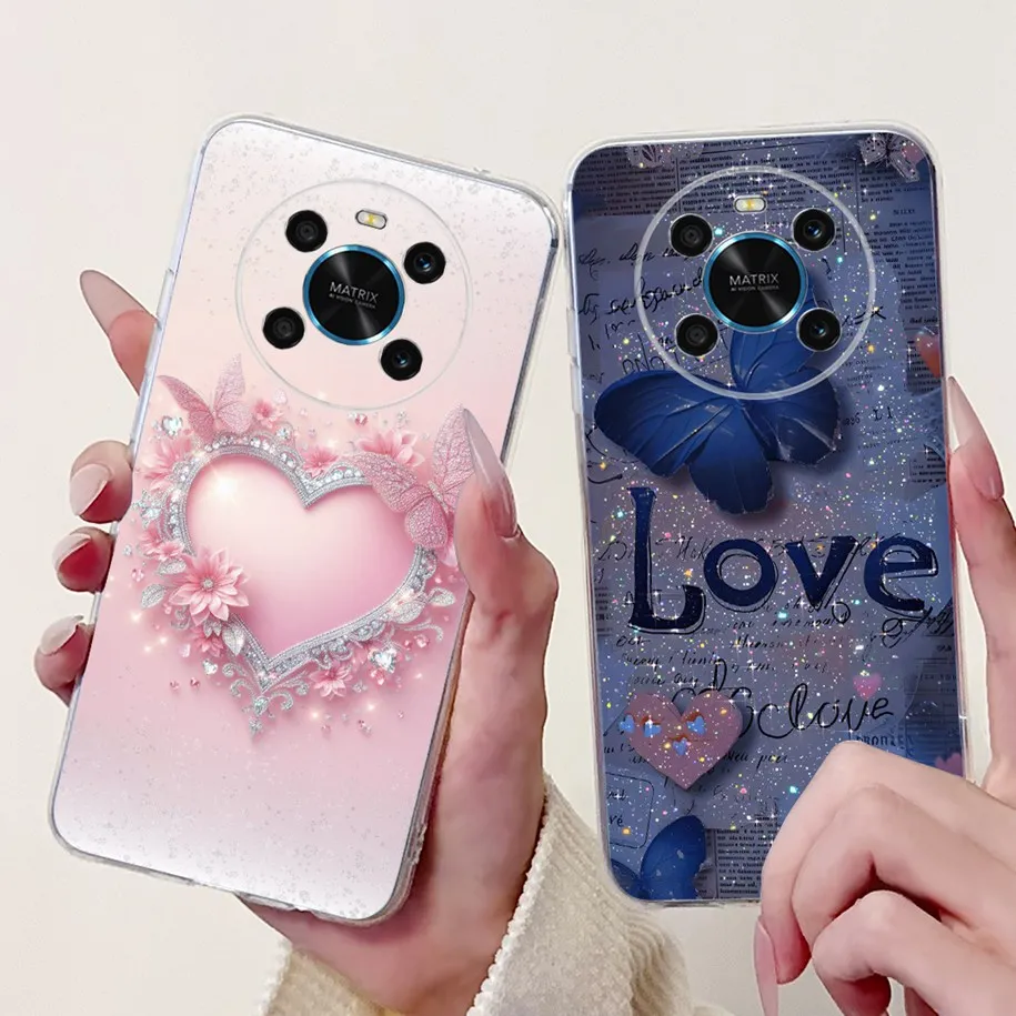 Fashion Love Heart Soft Silicone Phone Case Cover