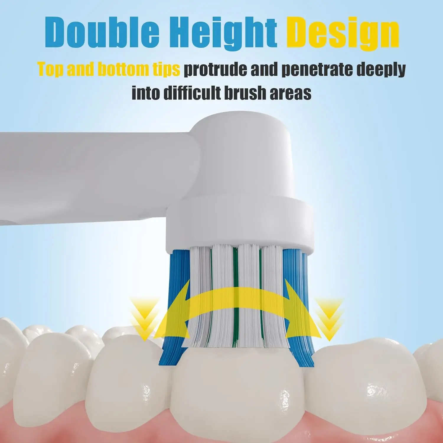 Cabeças Escova, Preto e Branco, Oral-B 7000,