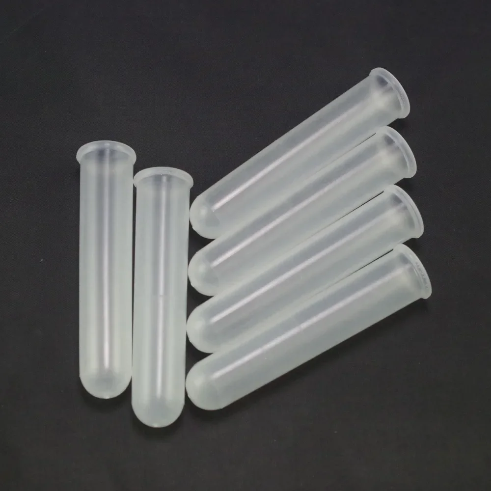 LOT 10 20ml With Cap Translucent Laboratory Plastic Test Tubes Vials Centrifuge Tubes Round Bottom plastic test tubes,centrifuge tube