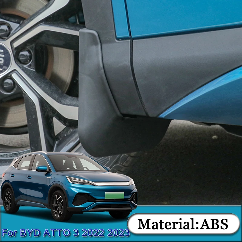 

Брызговик для BYD ATTO 3 YUAN PLUS EV 2022 2023, брызговик для автомобиля, брызговик, внешнее покрытие, автомобильные аксессуары