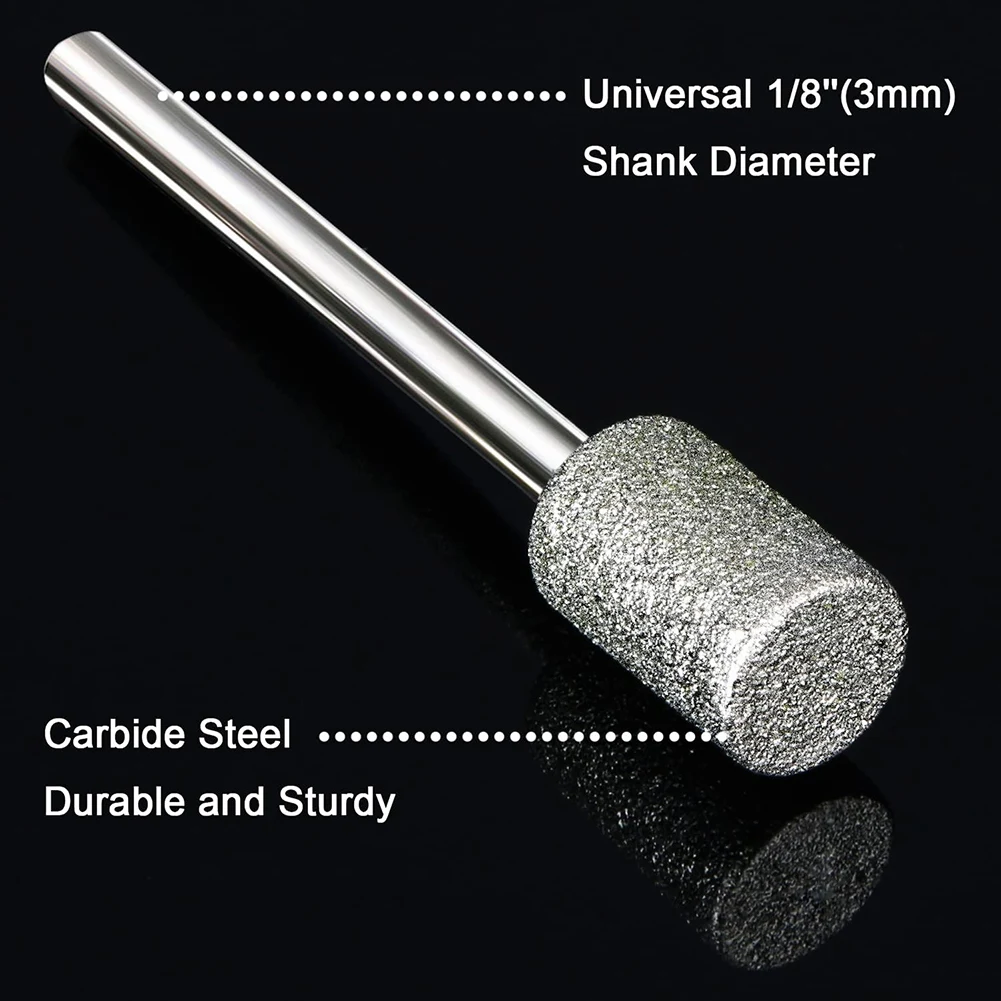 

Stone Carving Set,12PCS Diamond Burr Bits for Stone Rocks Glass Ceramics Dremel Rotary Tools(4mm 5mm 6mm 8mm 10mm 12mm)