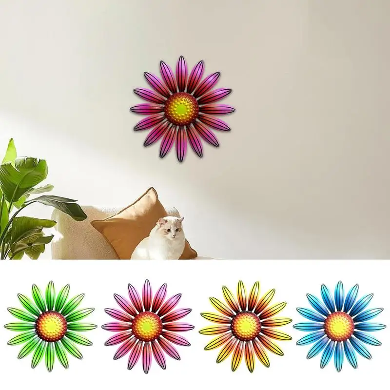 

Металлические цветы, уличный Декор | Цветок хризантемы, металлическая Настенная картина | 3D Настенный декор, цветы, Настенный декор, искусственные украшения