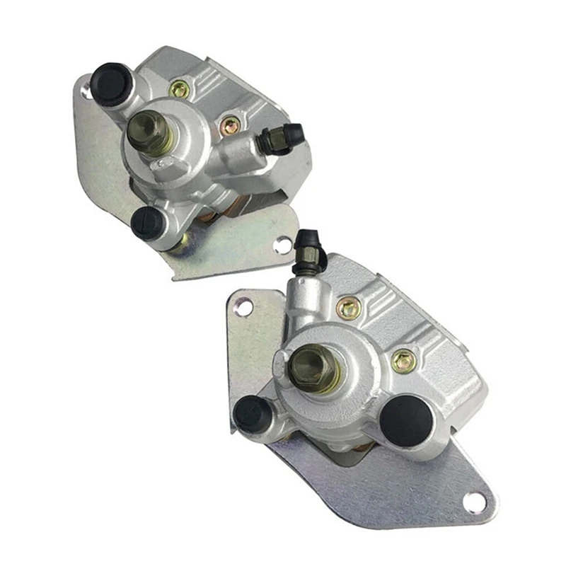 Car Front Brake Calipers W/Pads For Honda Rancher 420 TRX420 Foreman 500 TRX500 45250-HP5-601 45150-HP5-601