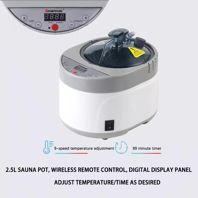 Sauna Generator Power Steamer Pot New Style 4L 2000W EU US AU UK Plug Home SPA Therapy For Heating 5
