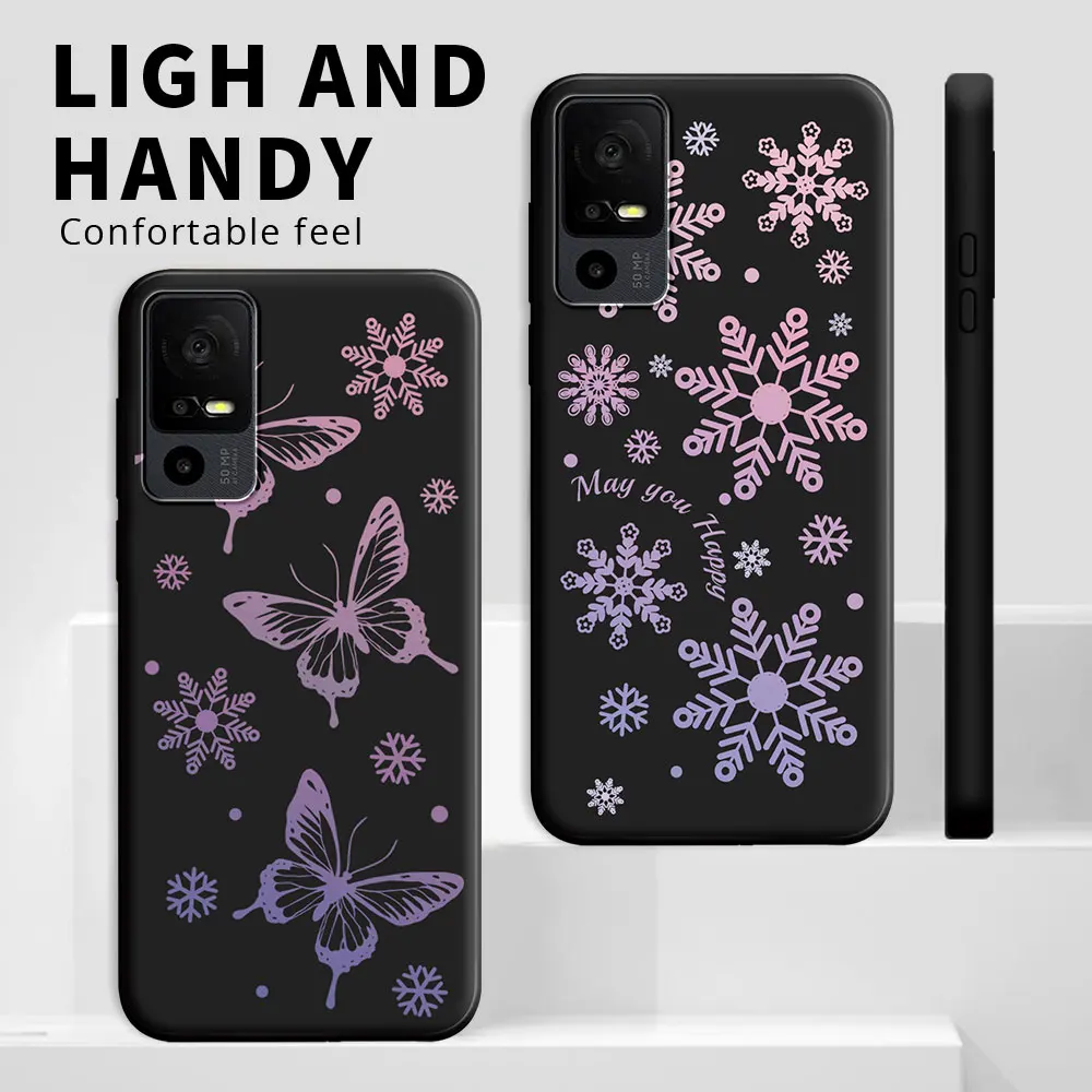 Cartoon Cute Cat Flower Shockproof Silicone Soft Phone Case - Stylish Protective Back Cover