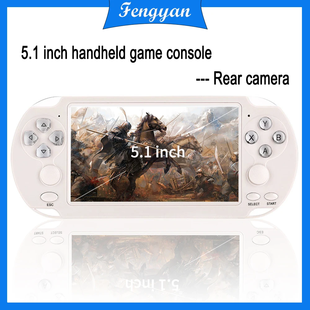 Nostálgico Clássico Dual-shake Game Console Psp 5.1 8g Built-in 3000 Jogos de Mão Saída av Fit para 8g