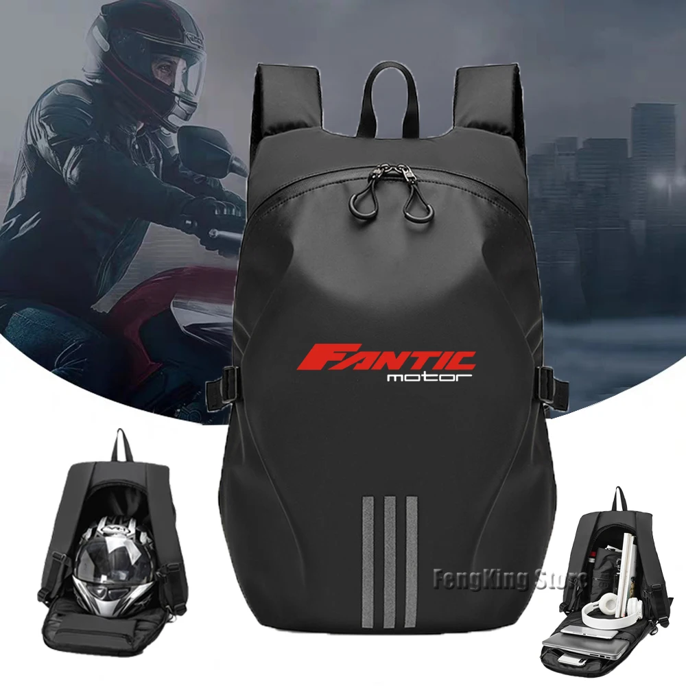 Per Fantic Caballero Flat Track Knight Zaino Moto Casco Borsa Attrezzatura Da Viaggio Impermeabile E Di Grande Capacità