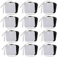 100P/50P 4x4cm Muscle Stimulator Electrode Pads Non-woven Fabric Self Adhesive Replacement Pads for Tens Digital Machine 1