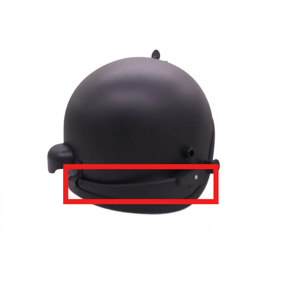 ロシア軍 Altyn K6-3 PUBG ヘルメット レプリカ BK ブラック マイク