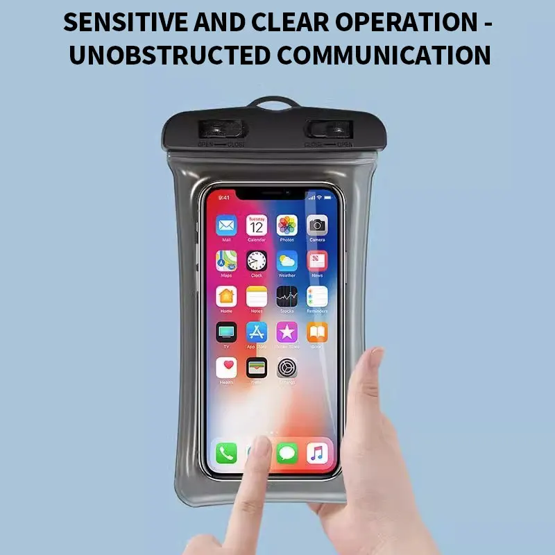 Custodia impermeabile per telefono Drift Diving Borsa da nuoto Borsa subacquea asciutto Custodia per telefono Sport acquatici Spiaggia Piscina Sci - immagine 6