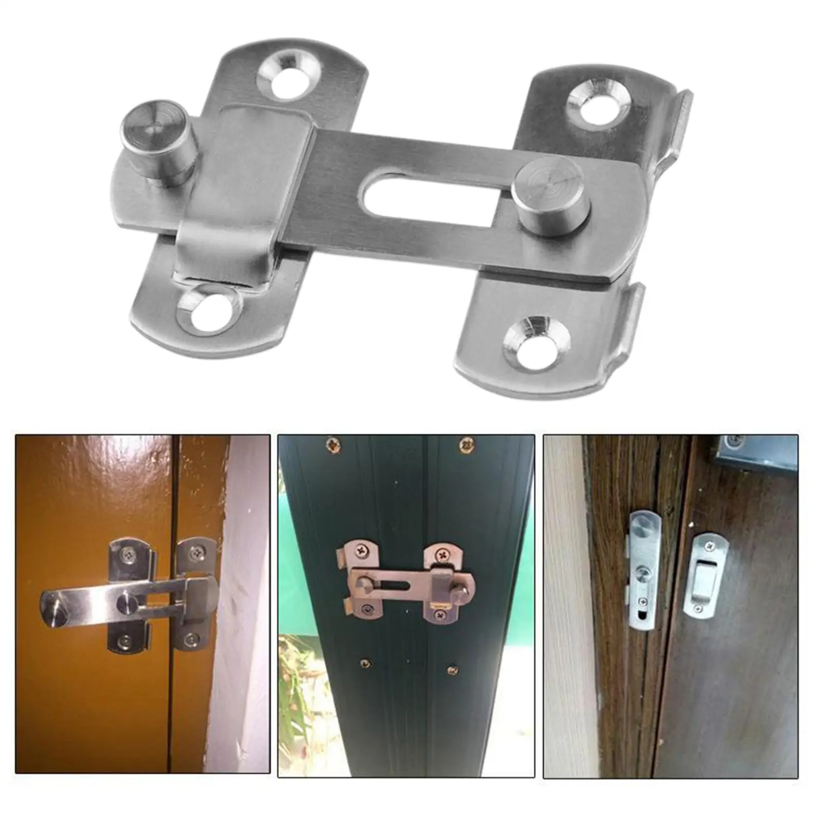 Premium Stainless Steel Door Security Bolt for Home Entryways