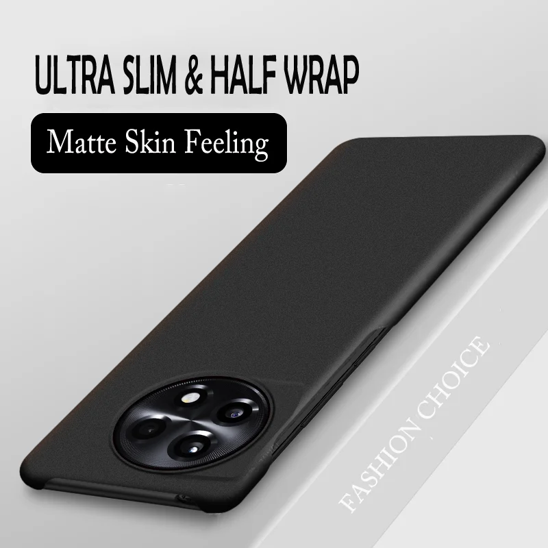 Sleek Matte Shockproof Fashion Case - Slim Half Wrap Design