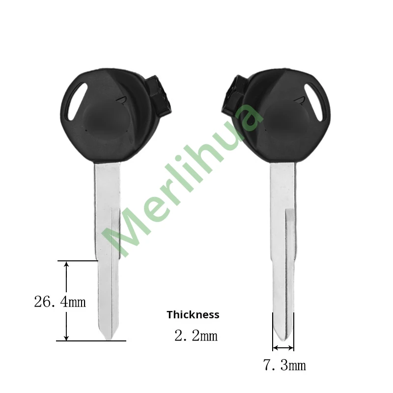 Wuyang Honda motorcycle key, suitable for: Honda Jiaying/Xindazhou Wuyang/WH100/Joy/125CC motorcycle key blank(including magnet)