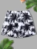 Men's 3d Coconut Tree Printed Swimsuit Swimming Shorts Summer Soft And Breathable Polyester Beach Shorts Surfing Shorts 1