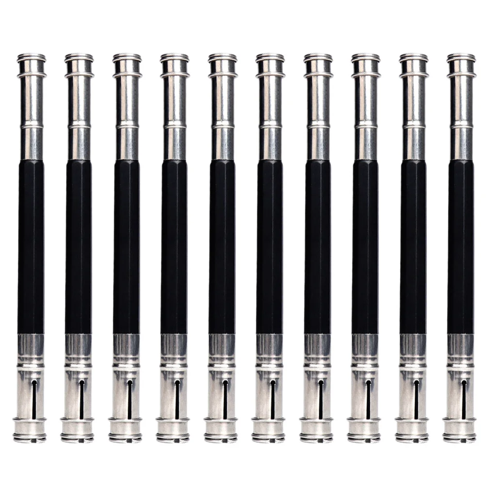 

10pcs Stainless Steel Adjustable Extender Holder Lengthener Length Extender Holder For Sketch Writing