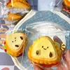 Mochi Taba SquishyNEW Extra Thick Sandwich Baby Toast Pinch Fidget Toy Layered Burger Split Sandwich Toy Antistress Autism Gift 2