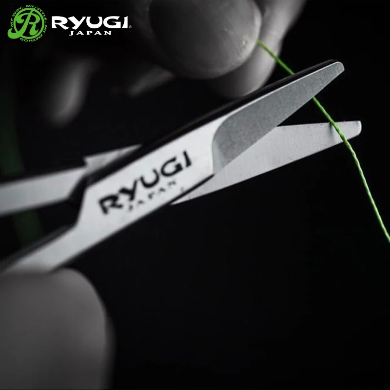 RYUGI 스테인레스 스틸 낚시 가위, SUS410 꼰 라인 커터, 수제 낚시 도구, 휴대용 가위, 야외 액세서리