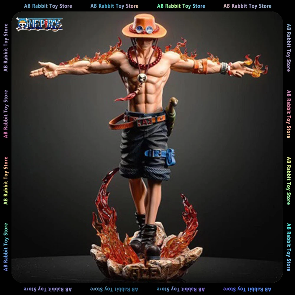 

Anime One Piece Figures Portgas D Ace Action Figure Fire Fist Ace Figurine 28cm PVC Statue Model Collectible Decoration Toy Gift