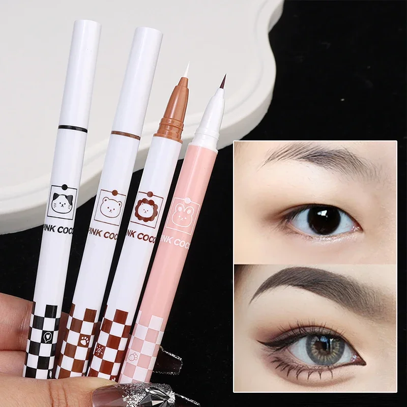 

Silky Smooth Matte Liquid Eyeliner Pen Outline Lying Silkworm Lower Eyelash Pencil Waterproof Lasting Non Smudging Eye Cosmetics