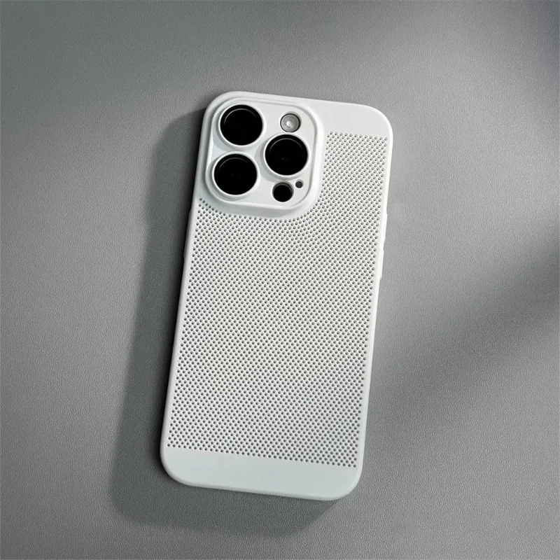 Ultra Thin Honeycomb Mesh Hard PC Case with Lens Protection and Heat Dissipation