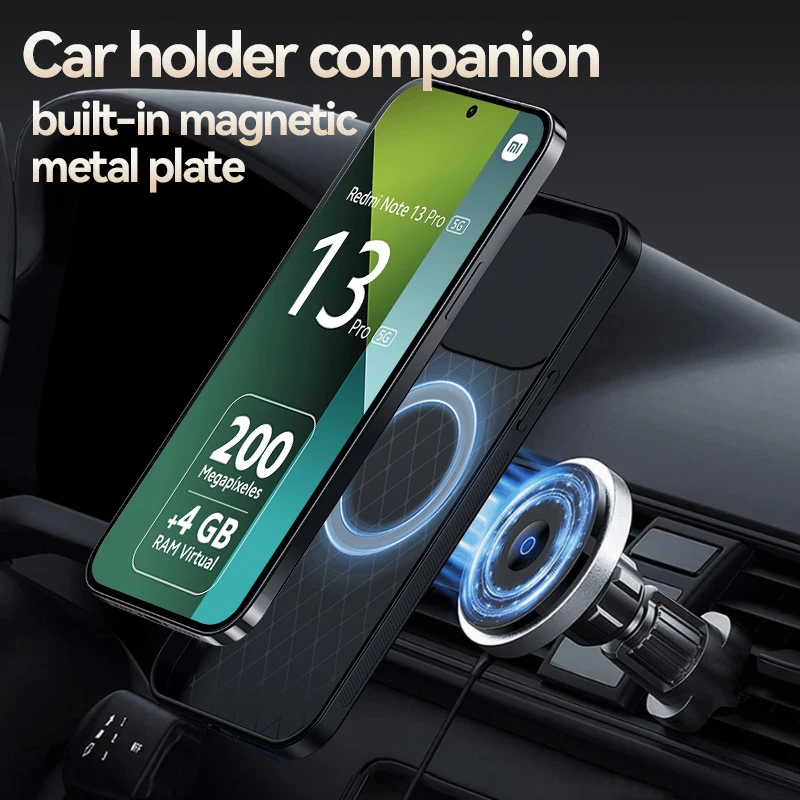 Ultra Thin Leather Magnetic Matte Phone Case – Premium Protection Cover