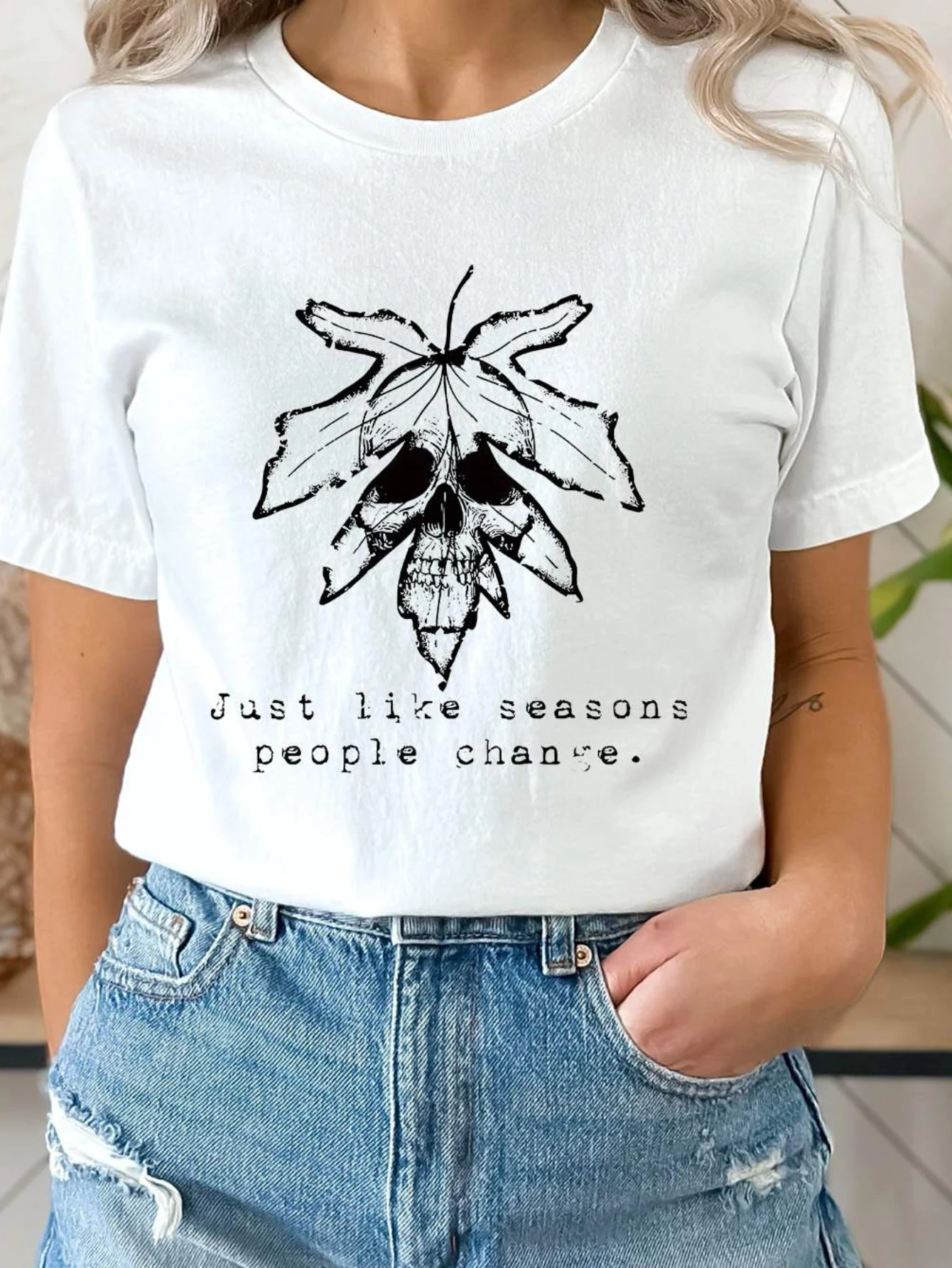 

Colorful Letter Print Crew Neck T-shirt, Casual Short Sleeve Top For Spring & Summer, Women's Clothing