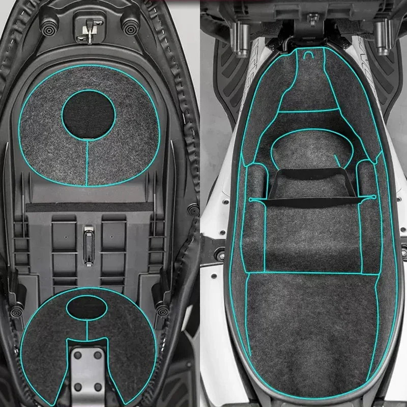Per Zontes 350E Zt350E Zt 350E Moto Posteriore Tronco Cargo Liner Protector Seat Bucket Pad Accessori Zontes 350E Zt350E Zt 350