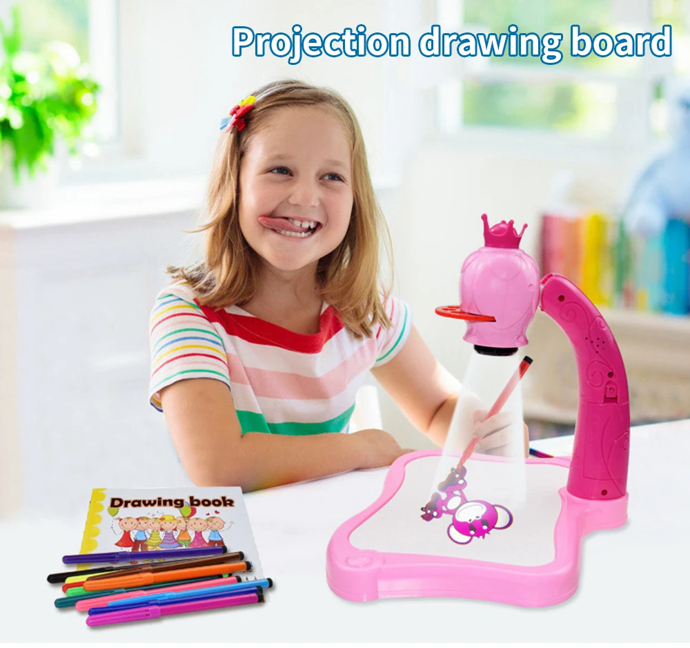 Children Projector Drawing Table  Drawing Projector Toy Learning - 1set Kids  Drawing - Aliexpress