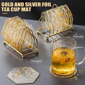 Bicchieri da tè turchi Vintage tazze e piattini con manico Set da 6 ''l  servizio e bere oro per decorazioni per regalo di inaugurazione della casa  - AliExpress