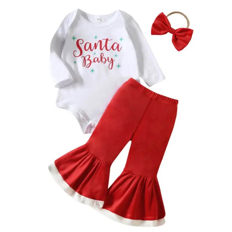 Baby Girl Christmas Clothe Set Baby Boy Christmas Clothes Set Christmas Toddler Aliexpress