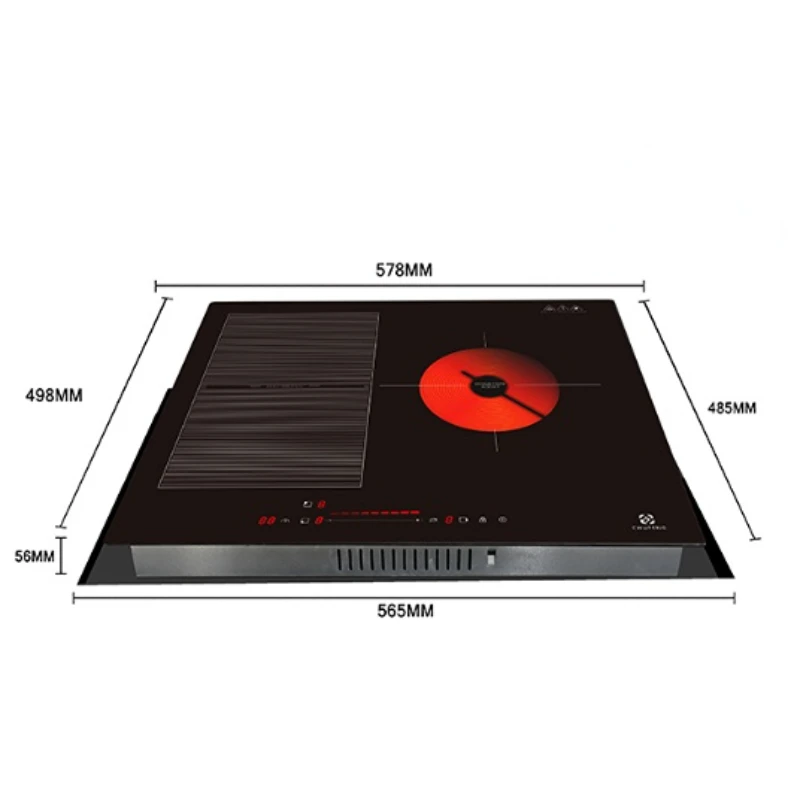 

Cooking Appliance 3 Burner Electric Induction Infrared Cooker Built-in Electric Hybrid Hob