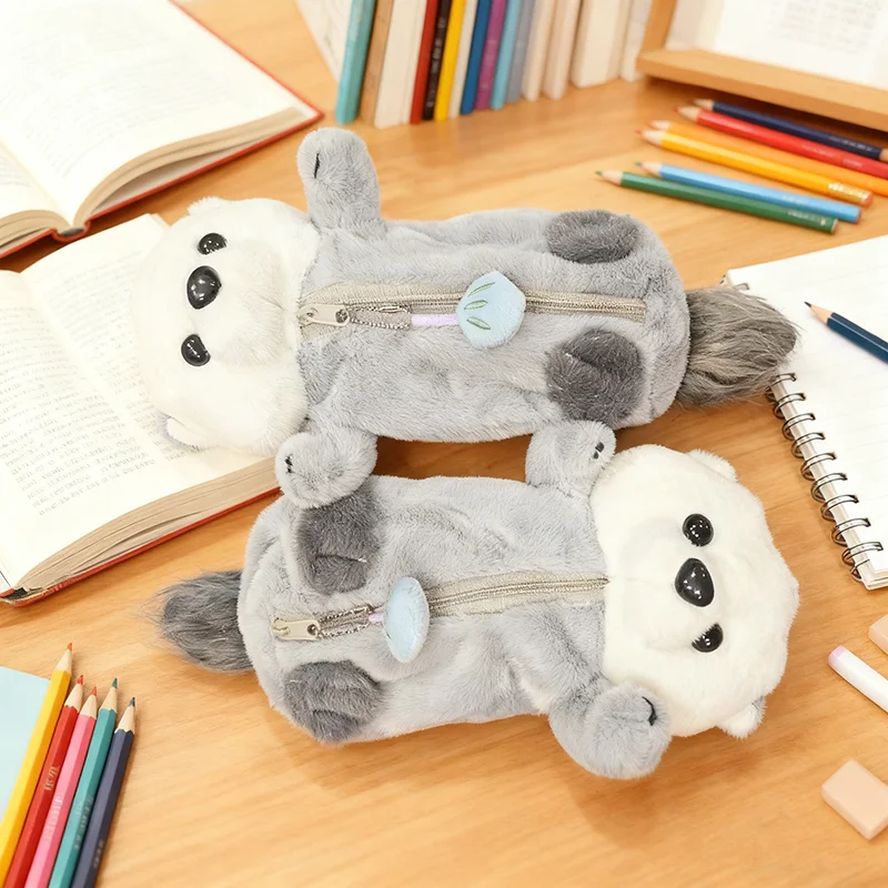 1개입 연어돌이 인형 필통 귀여운 고급 필통 학용품 가방 필통 학습용품 문구류 1세트