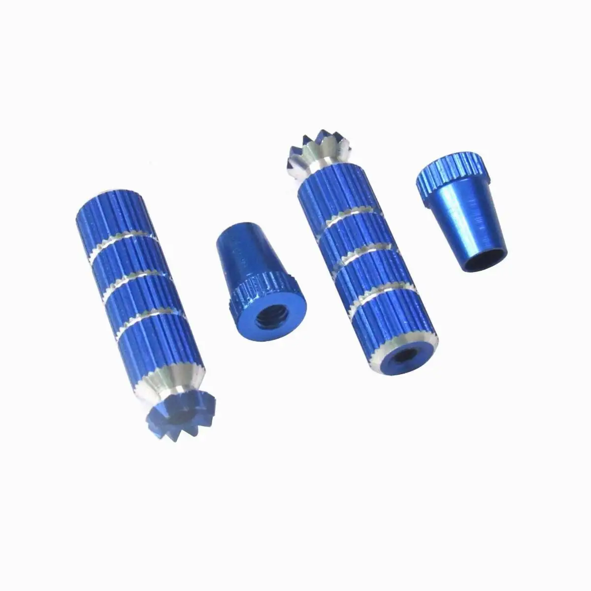Bâton émetteur en aluminium M4 extra long 4mm pour télécommande JR, installé sur une télécommande de drone RC.