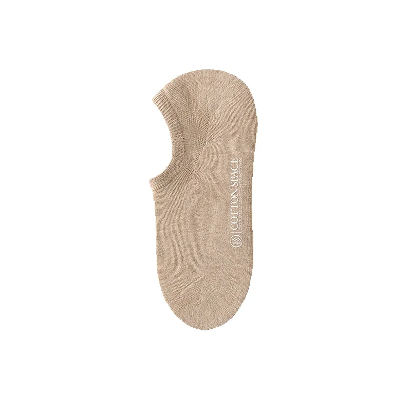 2025e Men's Boat Spring Summer Thin Deodorant Non-Slip No Show Invisible Zhuji Industry All Cotton Socks_voghion.com