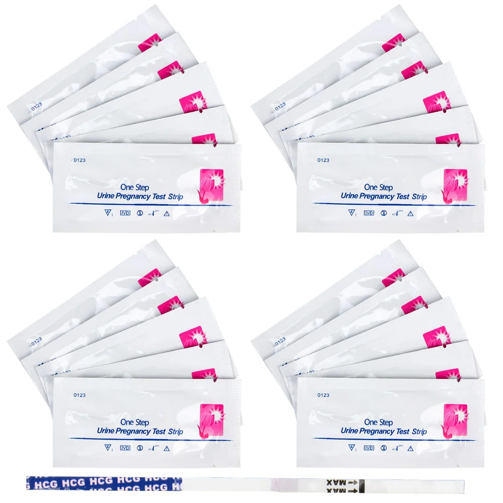 Fast Early Pregnancy Test Strips for Women 99% Accuracy HCG Testing Kits Urine Measuring Expecting a baby LH Tests Ovulation pregnancy test pregnancy test strips