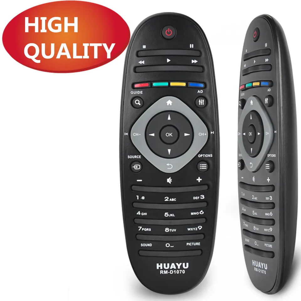 Replacement Remote Control For Philips TV Models RC2683203/01 & CRP605/01 - Open Box, 2-Year Warranty
