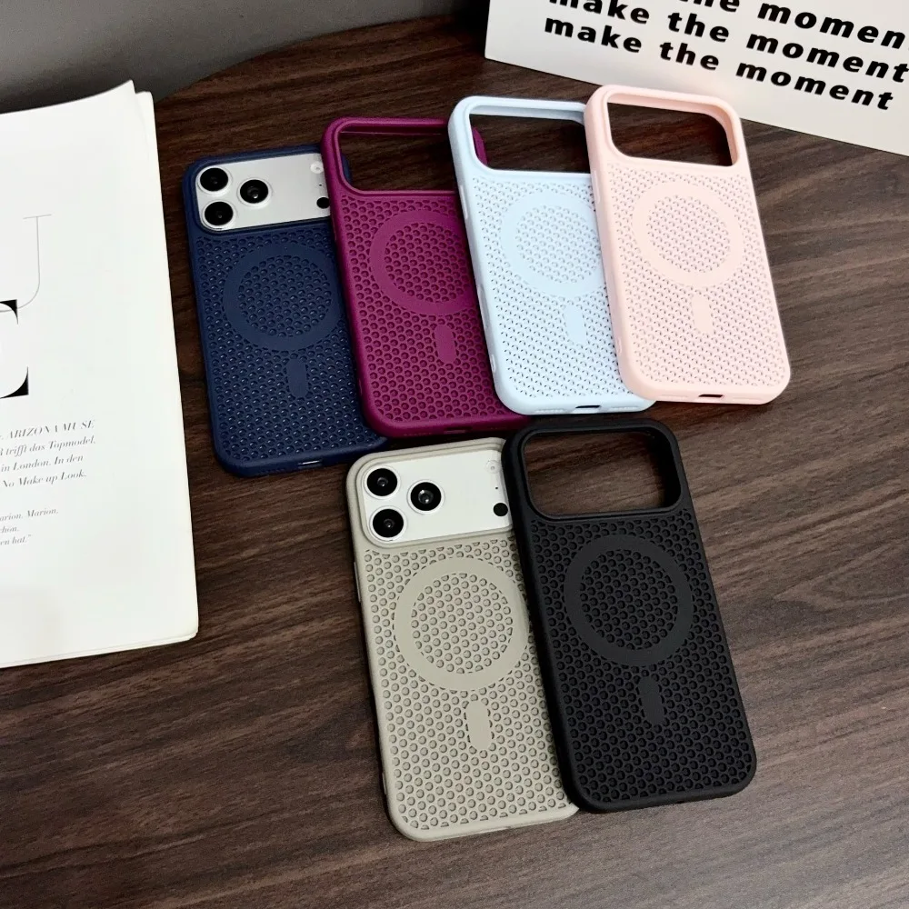 Honeycomb Cooling Heat Dissipation Magnetic Phone Case with Magsafe Compatibility