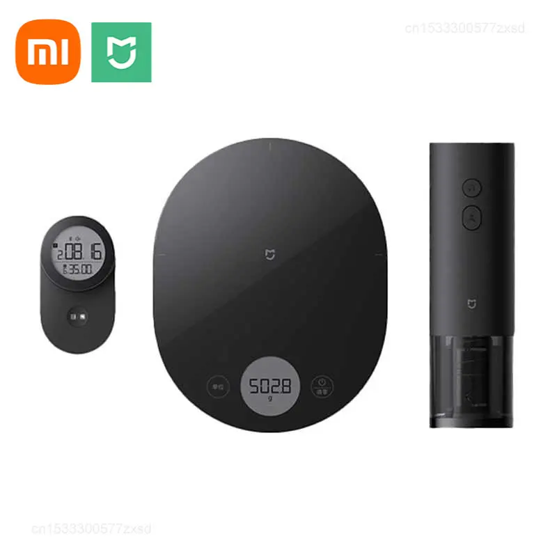 

Набор кухонных инструментов Xiaomi Mijia 3 в 1, электронные кухонные весы, умный таймер, Электрический штопор, работает с приложением Mi Home