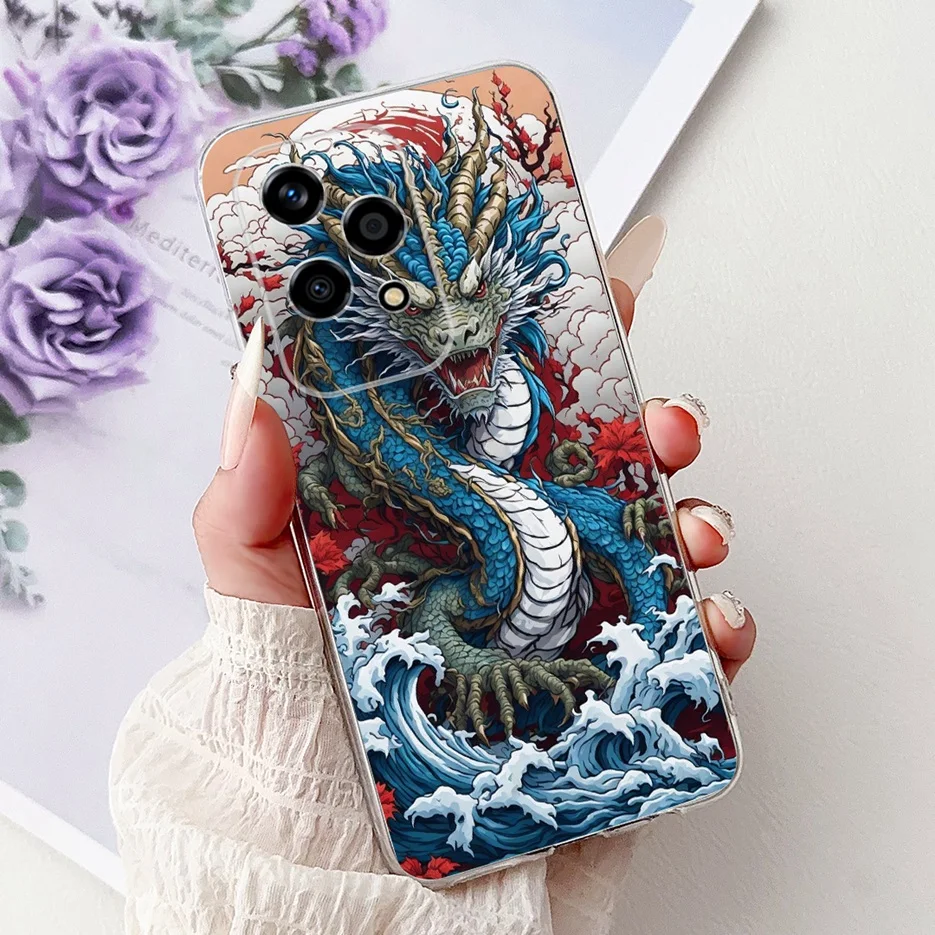 Colorful Flowers Fashion Painted Soft Slim Phone Case Cover