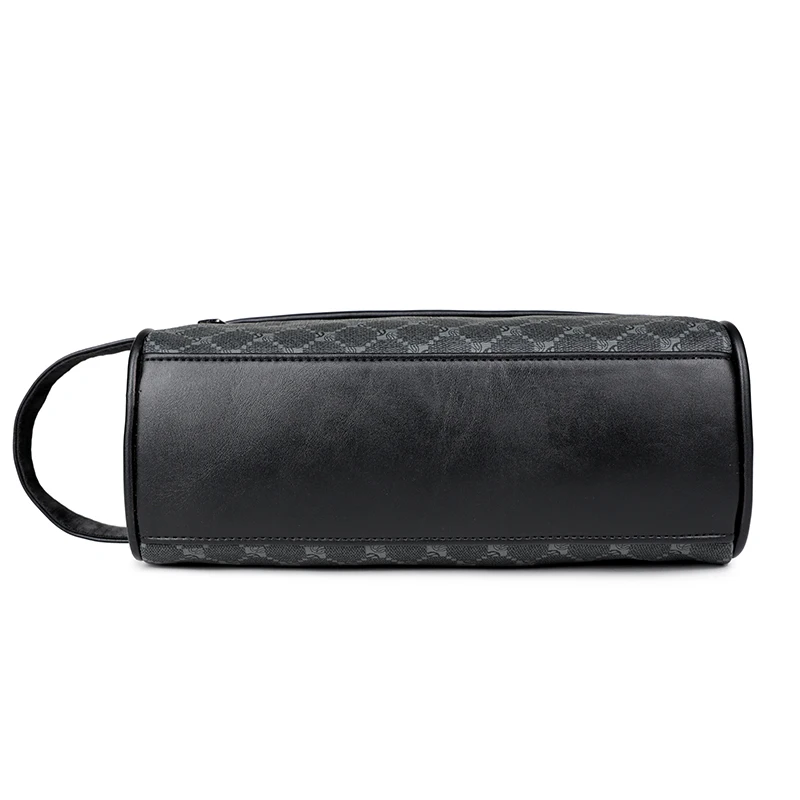 Lässig große Kapazität bedruckte Leder Herren handtaschen Karten tasche Brieftasche sacoches hommes bolsos para hombre Sack eine Haupt Clutch Tasche – Detail 8