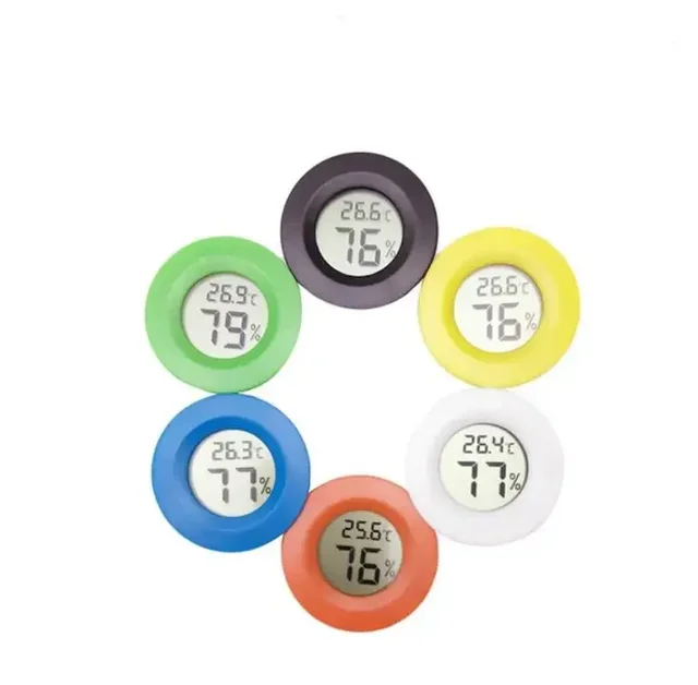 Thermomètre congélateur Sauna thermo-hygromètre thermomètres numériques liquide réfrigérateur détecteur rond Mini Portable numéro cristal 1