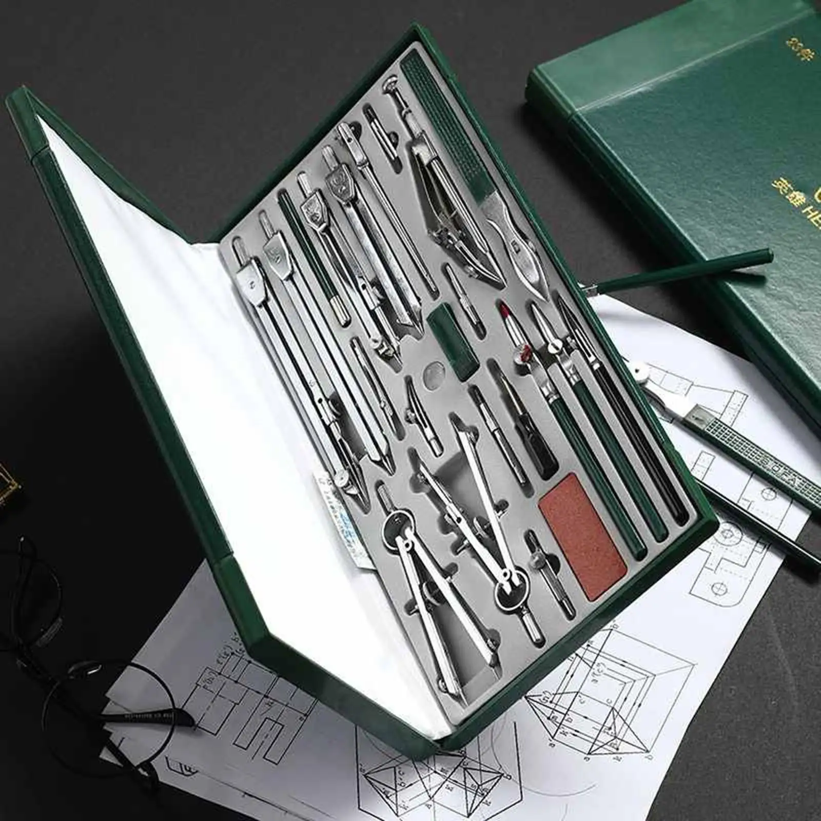 나침반 세트 전문가용 정밀 금속 엔지니어 건축 목공