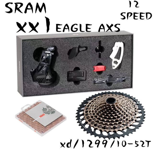 Sram xx1 eagle axs 12-SPEED Original wireless derailleur mtb groupset  gravel groupset mtb accesorios - AliExpress