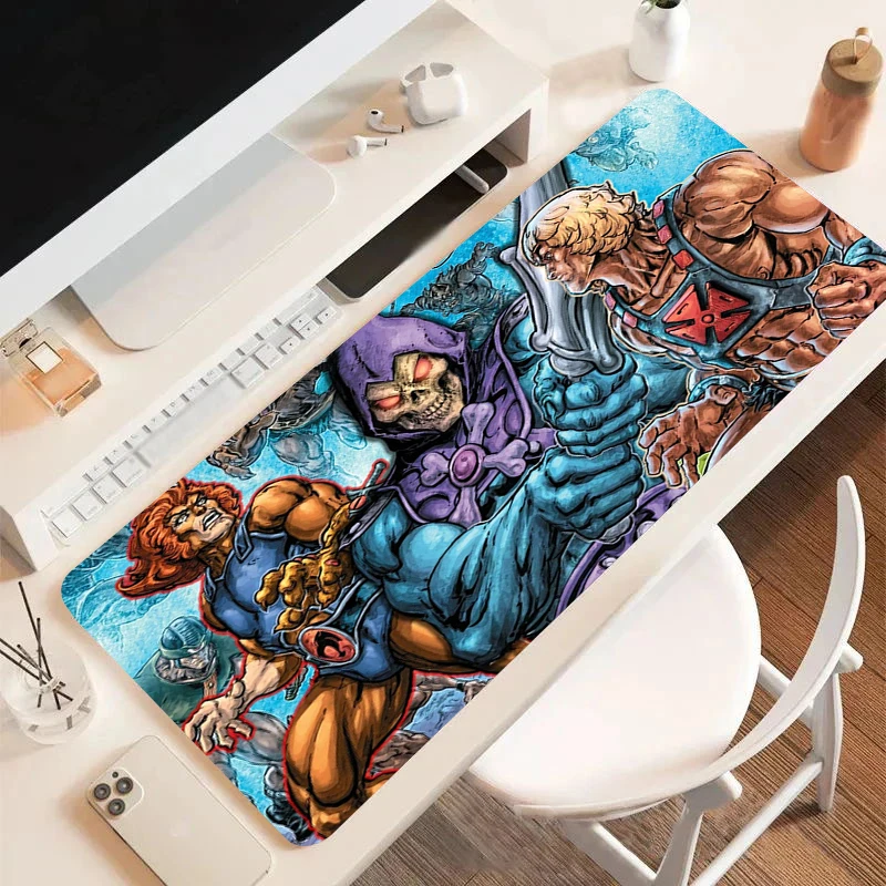 He Man Masters Of Universe Mouse Pad Large Pc Gamer Accessori Gaming Mousepad Tastiera Mouse Mats Computer Mat Desk Anime Xxl