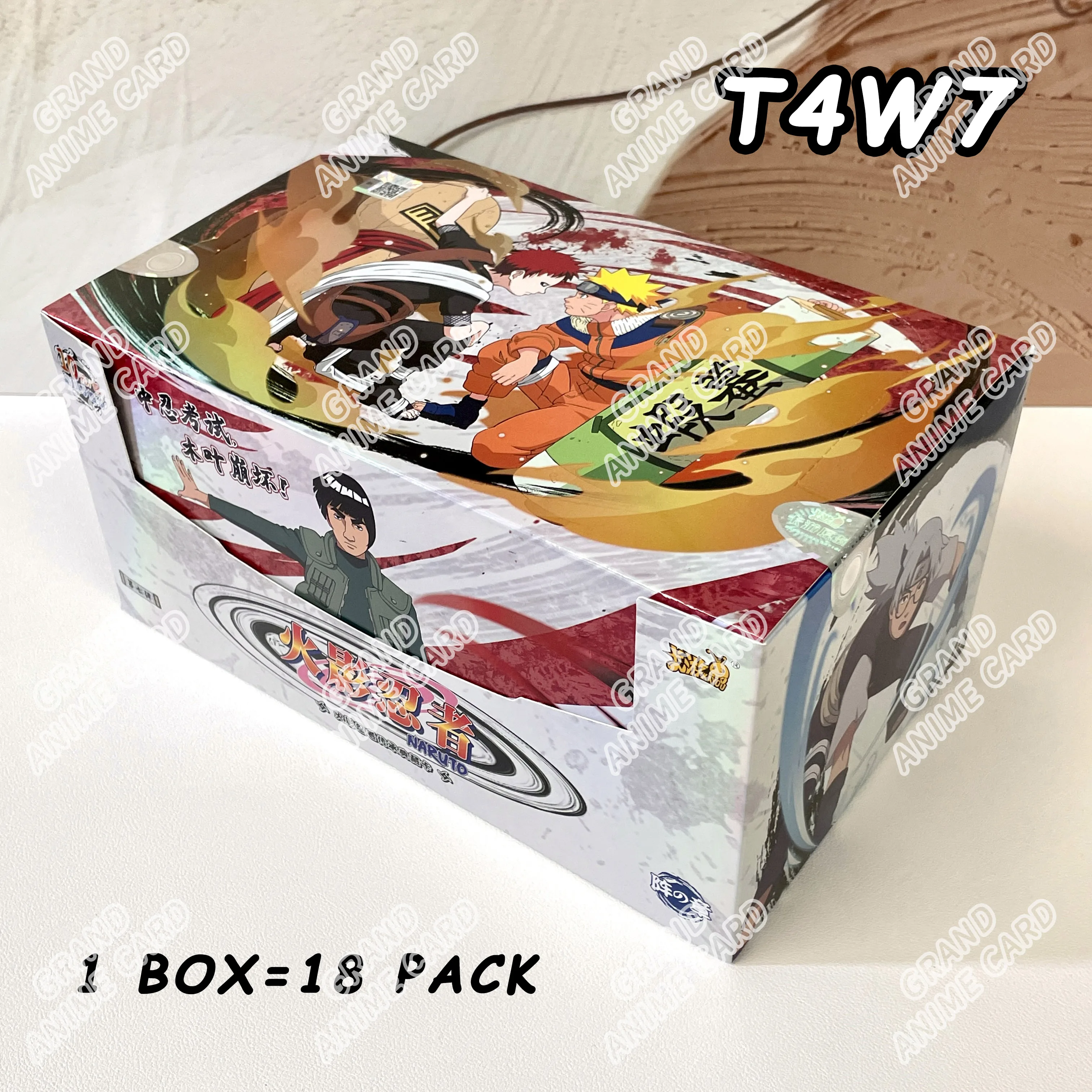 KAYOU Anime Original Naruto New T2W8 T4W7 Booster Box Rare Gaara