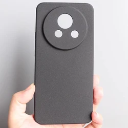 Custodia per telefono ultra sottile in arenaria opaca con protezione per l'obiettivo della fotocamera, retro in silicone morbido